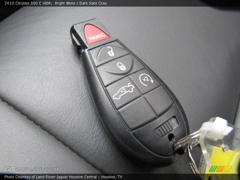 Bright White / Dark Slate Gray 2010 Chrysler 300 C HEMI