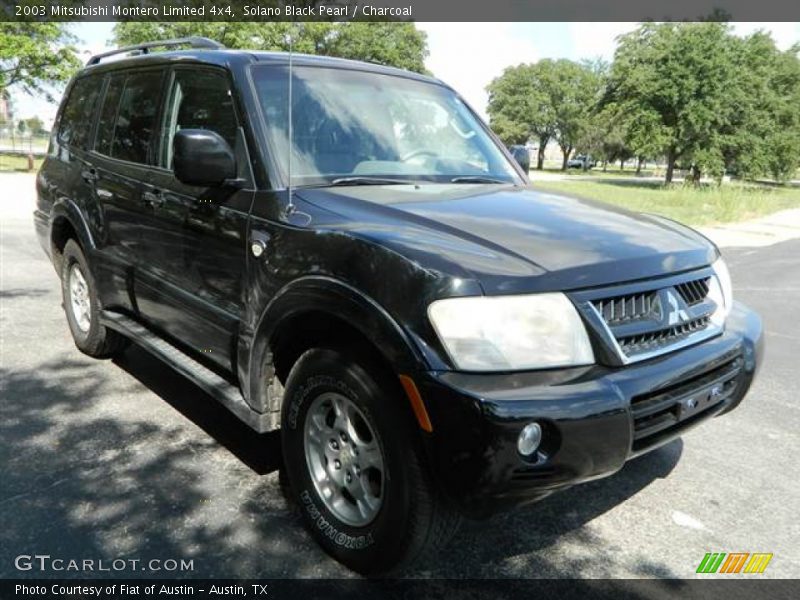 Solano Black Pearl / Charcoal 2003 Mitsubishi Montero Limited 4x4