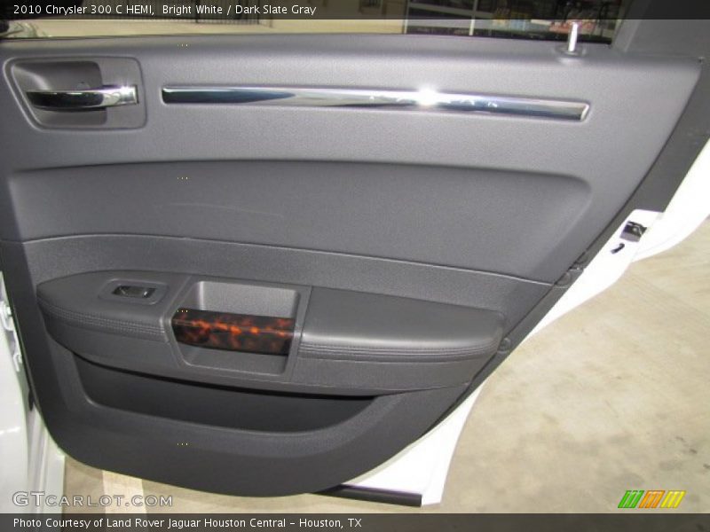Bright White / Dark Slate Gray 2010 Chrysler 300 C HEMI