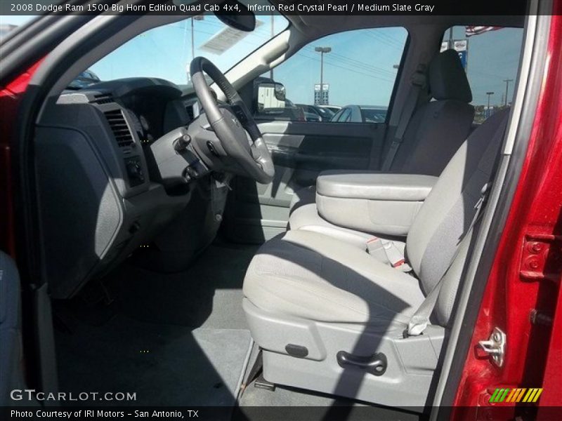 Inferno Red Crystal Pearl / Medium Slate Gray 2008 Dodge Ram 1500 Big Horn Edition Quad Cab 4x4