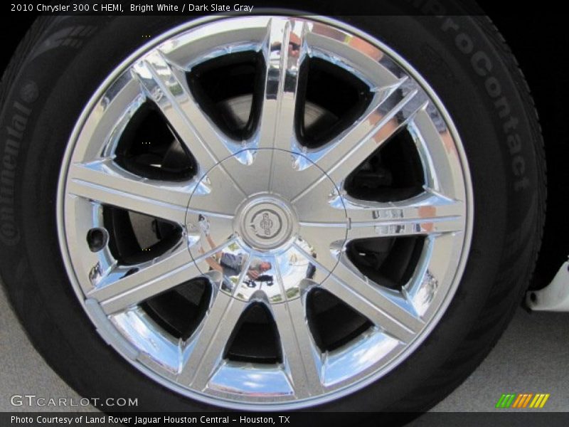 Bright White / Dark Slate Gray 2010 Chrysler 300 C HEMI