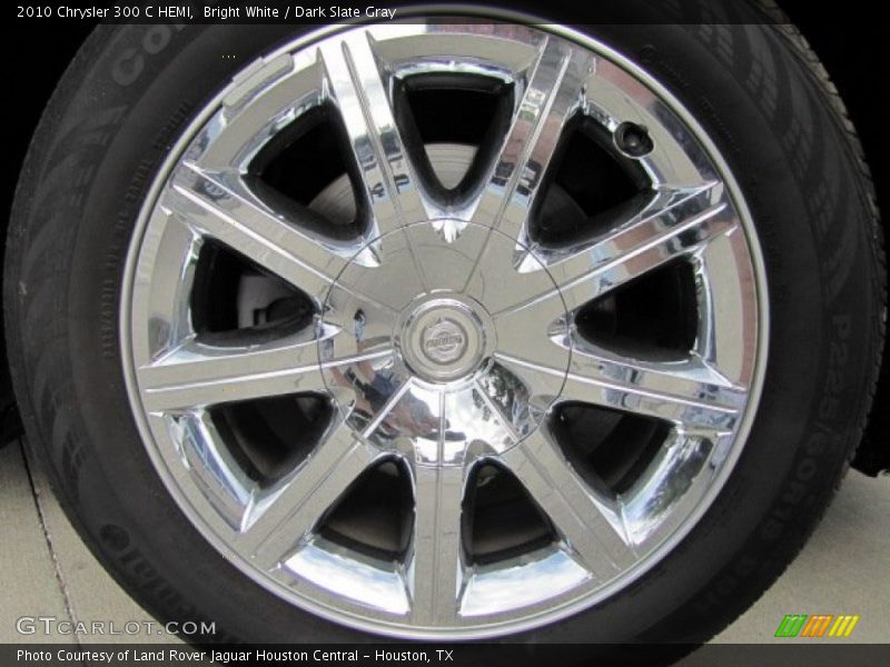 Bright White / Dark Slate Gray 2010 Chrysler 300 C HEMI