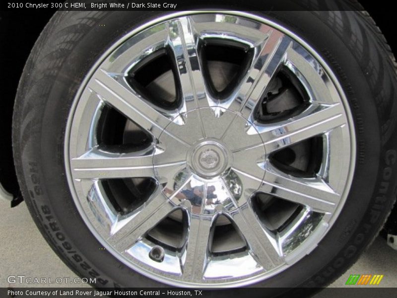 Bright White / Dark Slate Gray 2010 Chrysler 300 C HEMI