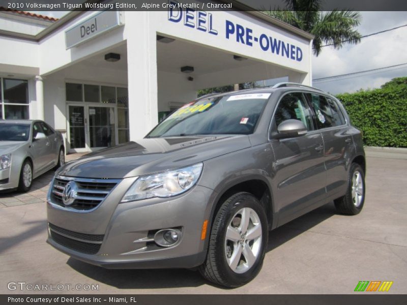 Alpine Grey Metallic / Charcoal 2010 Volkswagen Tiguan Wolfsburg Edition