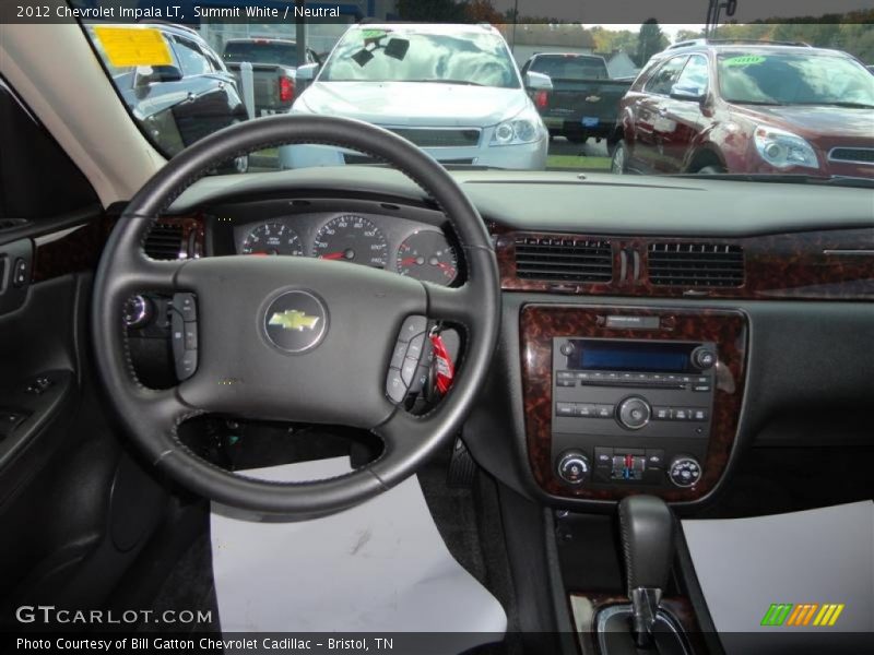 Summit White / Neutral 2012 Chevrolet Impala LT
