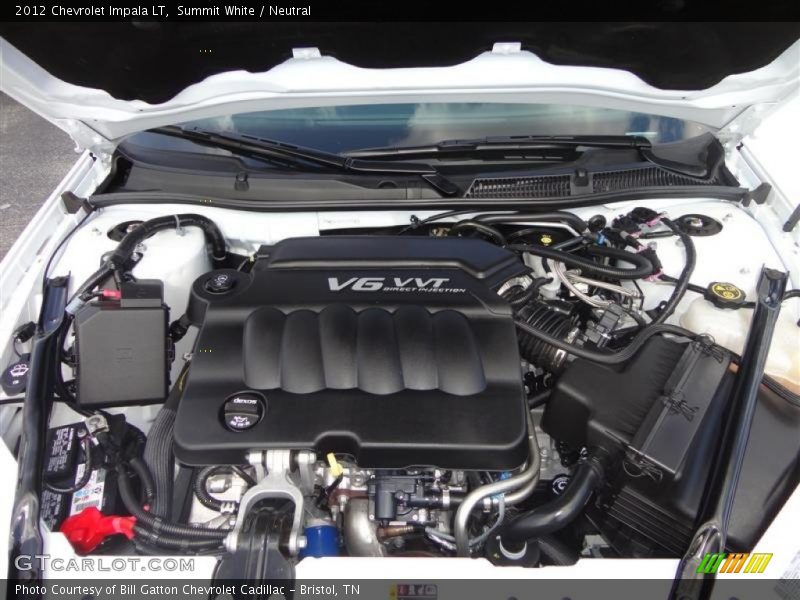 Summit White / Neutral 2012 Chevrolet Impala LT