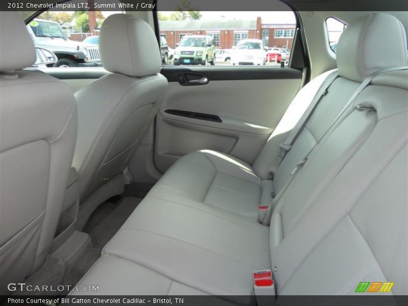 Summit White / Gray 2012 Chevrolet Impala LTZ