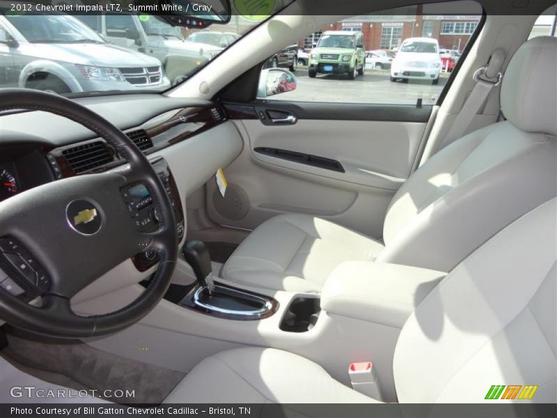 Summit White / Gray 2012 Chevrolet Impala LTZ