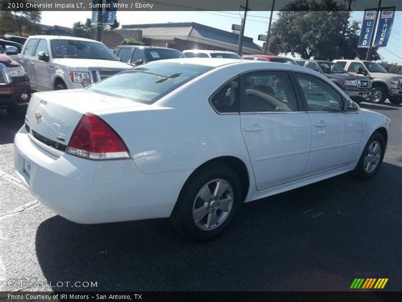 Summit White / Ebony 2010 Chevrolet Impala LT