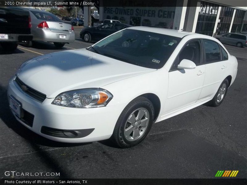 Summit White / Ebony 2010 Chevrolet Impala LT