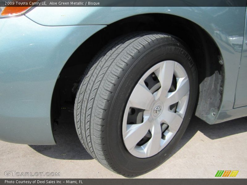 Aloe Green Metallic / Bisque 2009 Toyota Camry LE