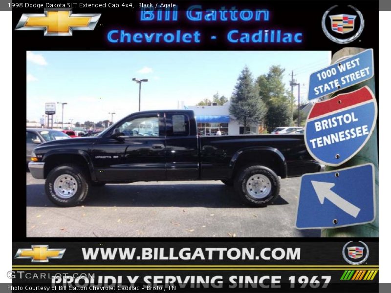 Black / Agate 1998 Dodge Dakota SLT Extended Cab 4x4
