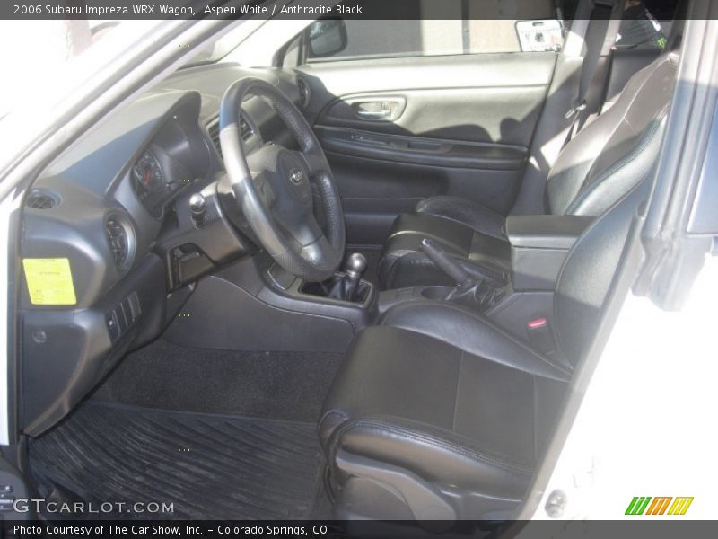 Aspen White / Anthracite Black 2006 Subaru Impreza WRX Wagon