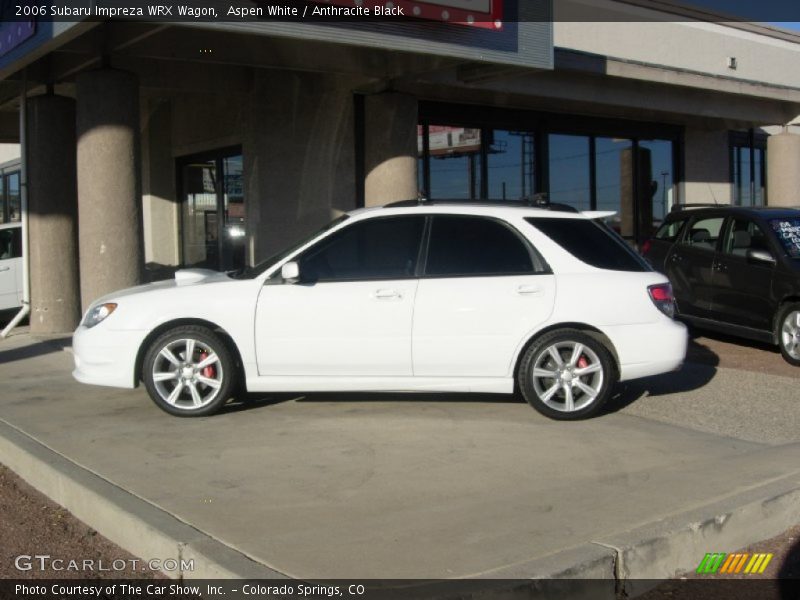 Aspen White / Anthracite Black 2006 Subaru Impreza WRX Wagon