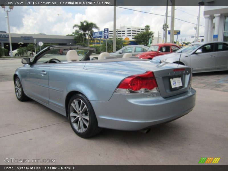 Celestial Blue Metallic / Calcite 2009 Volvo C70 T5 Convertible