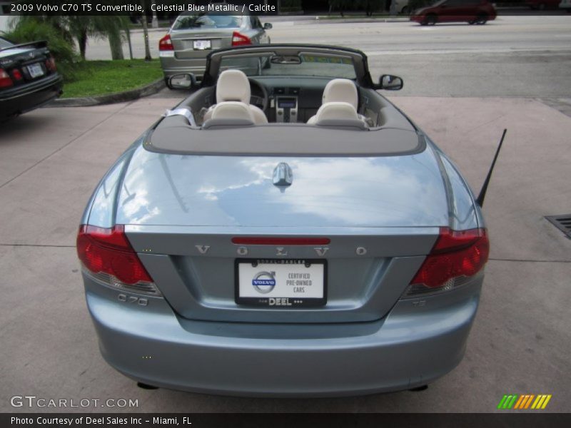 Celestial Blue Metallic / Calcite 2009 Volvo C70 T5 Convertible