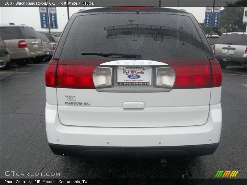 Frost White / Neutral 2007 Buick Rendezvous CX