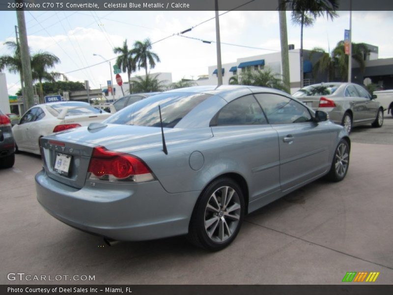 Celestial Blue Metallic / Calcite 2009 Volvo C70 T5 Convertible