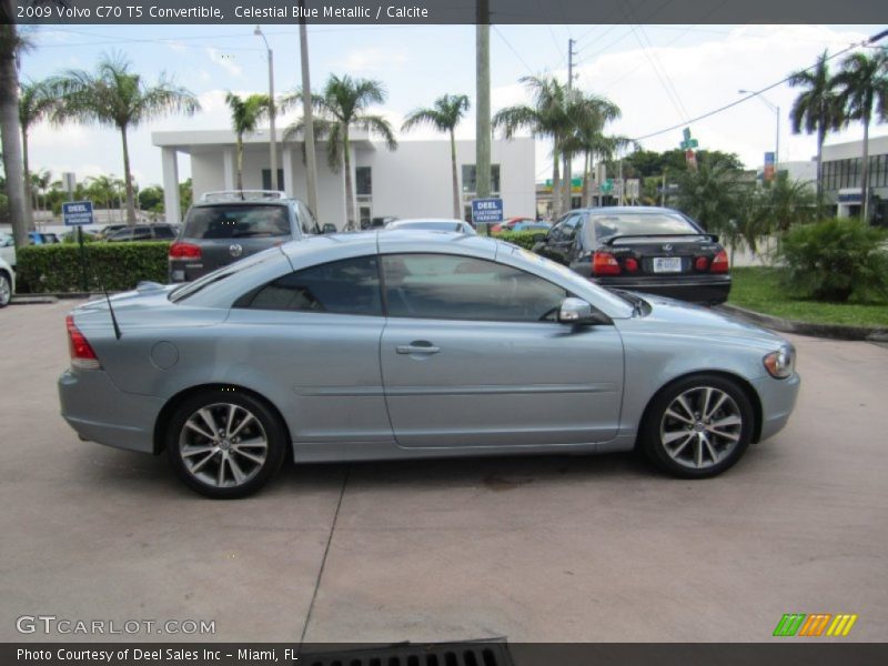 Celestial Blue Metallic / Calcite 2009 Volvo C70 T5 Convertible