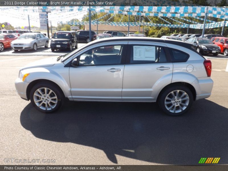 Bright Silver Metallic / Dark Slate Gray 2011 Dodge Caliber Heat