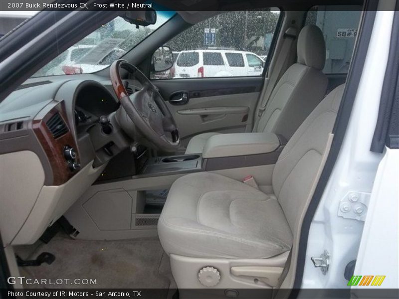Frost White / Neutral 2007 Buick Rendezvous CX