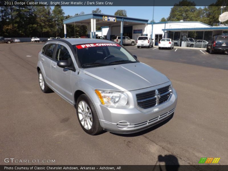 Bright Silver Metallic / Dark Slate Gray 2011 Dodge Caliber Heat