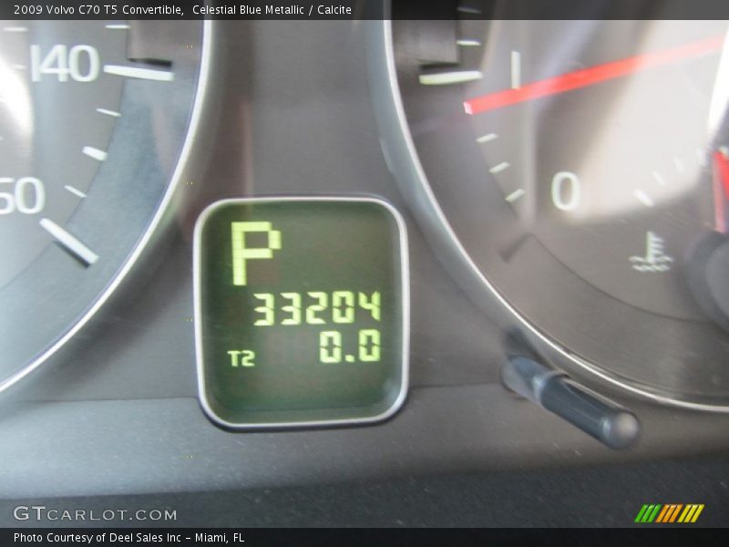 Celestial Blue Metallic / Calcite 2009 Volvo C70 T5 Convertible