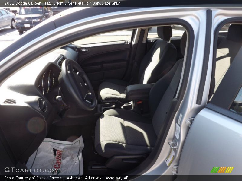 Bright Silver Metallic / Dark Slate Gray 2011 Dodge Caliber Heat