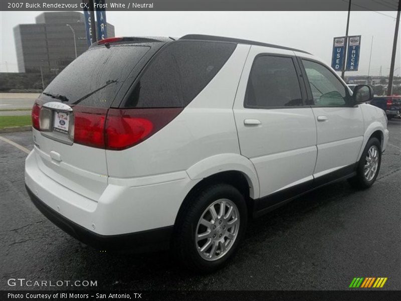 Frost White / Neutral 2007 Buick Rendezvous CX