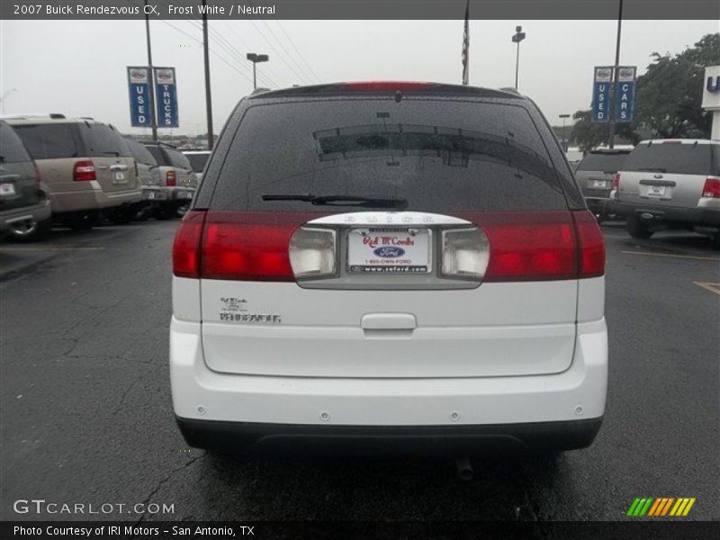 Frost White / Neutral 2007 Buick Rendezvous CX