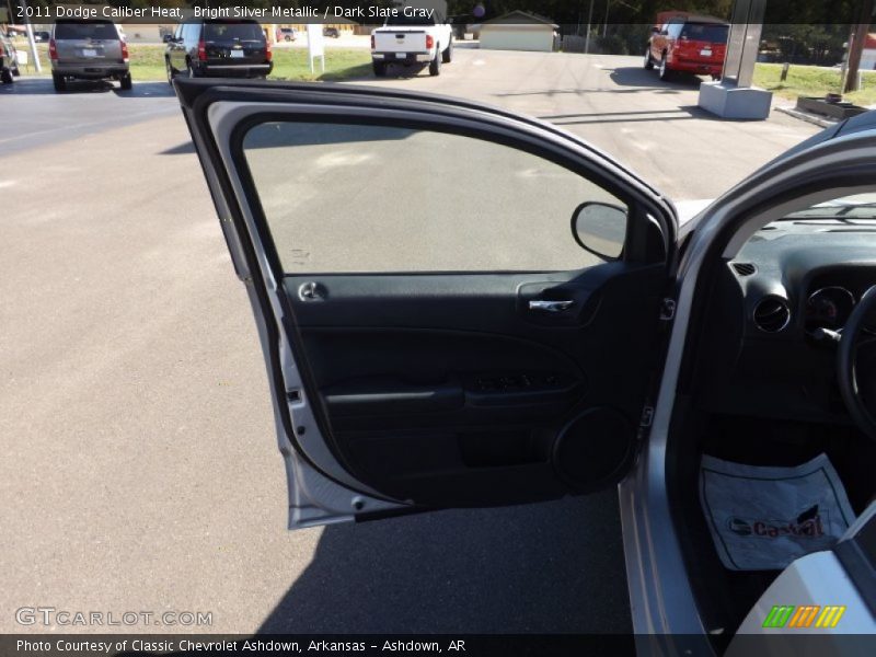 Bright Silver Metallic / Dark Slate Gray 2011 Dodge Caliber Heat
