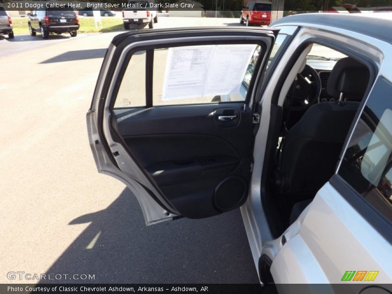 Bright Silver Metallic / Dark Slate Gray 2011 Dodge Caliber Heat