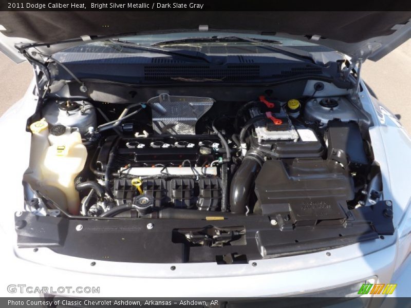 Bright Silver Metallic / Dark Slate Gray 2011 Dodge Caliber Heat