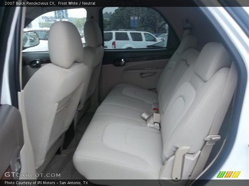 Frost White / Neutral 2007 Buick Rendezvous CX