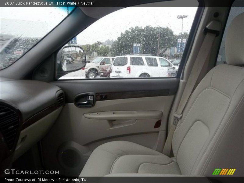 Frost White / Neutral 2007 Buick Rendezvous CX
