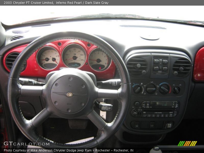 Inferno Red Pearl / Dark Slate Gray 2003 Chrysler PT Cruiser Limited