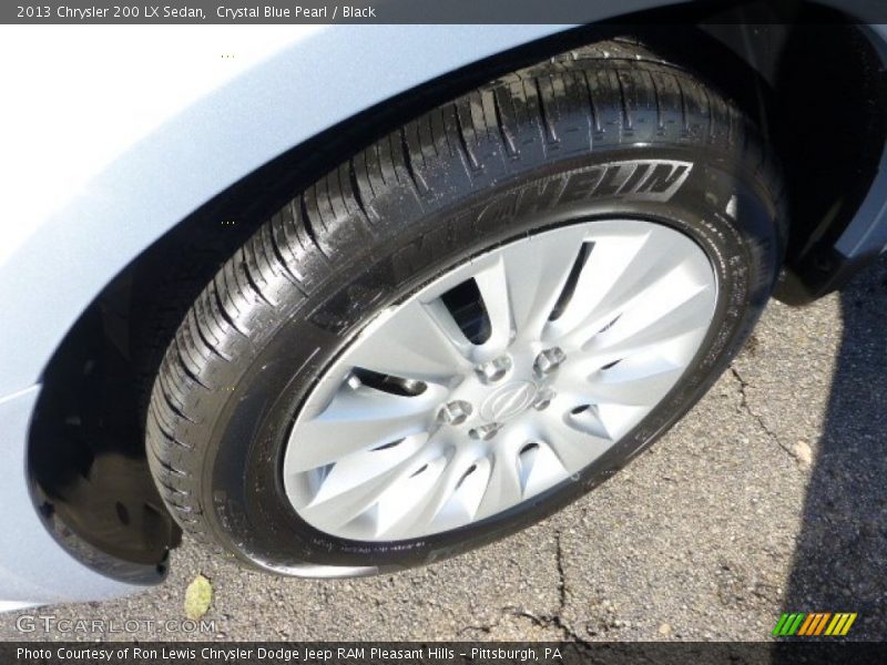 Crystal Blue Pearl / Black 2013 Chrysler 200 LX Sedan