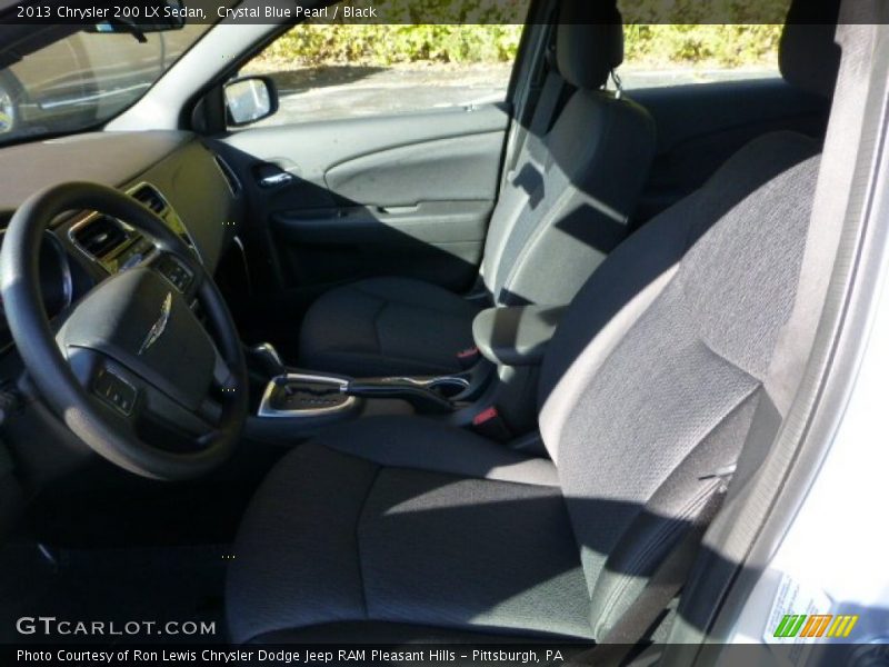 Crystal Blue Pearl / Black 2013 Chrysler 200 LX Sedan