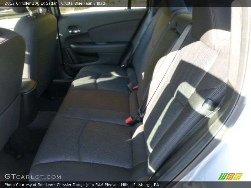Crystal Blue Pearl / Black 2013 Chrysler 200 LX Sedan