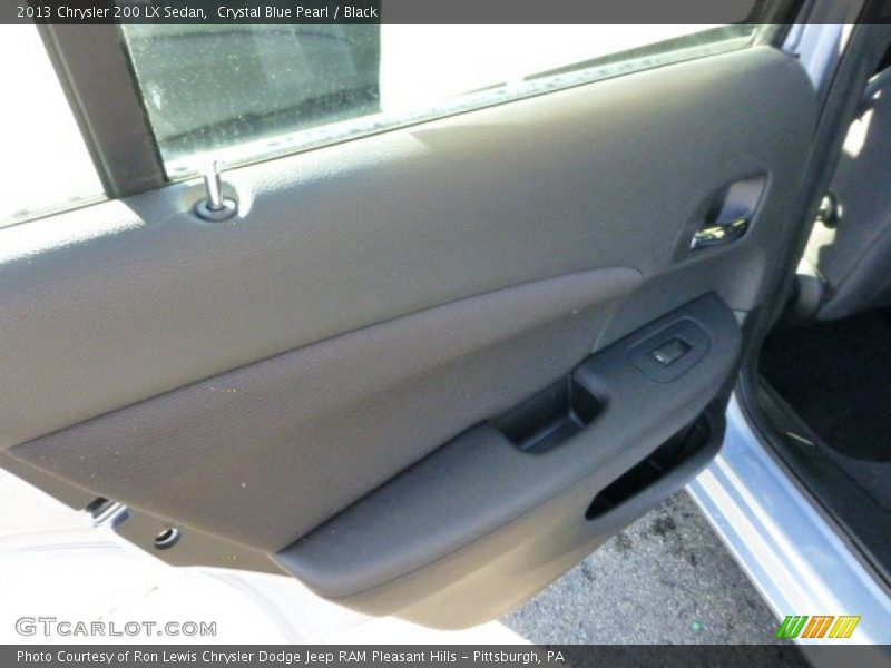 Crystal Blue Pearl / Black 2013 Chrysler 200 LX Sedan