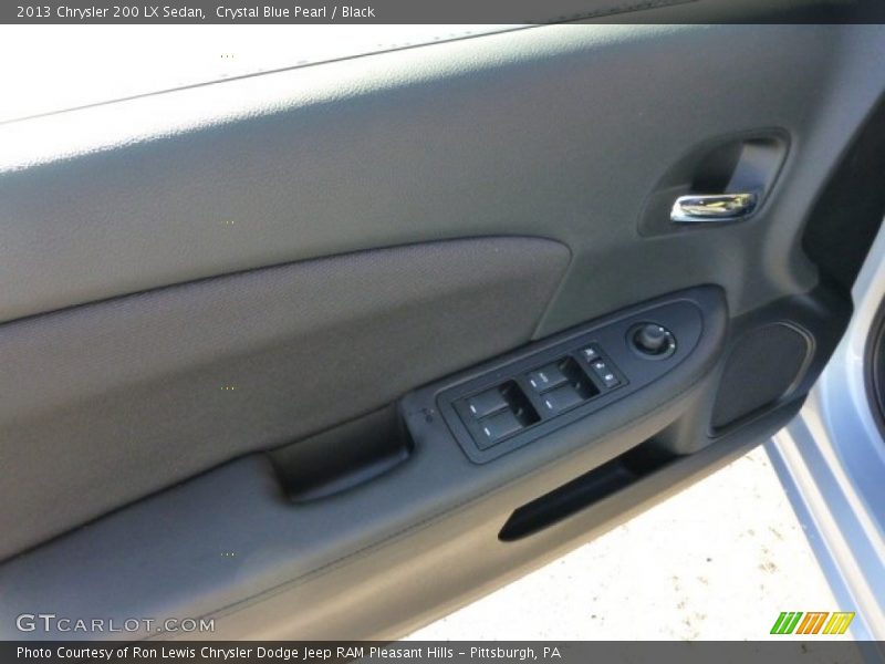 Crystal Blue Pearl / Black 2013 Chrysler 200 LX Sedan