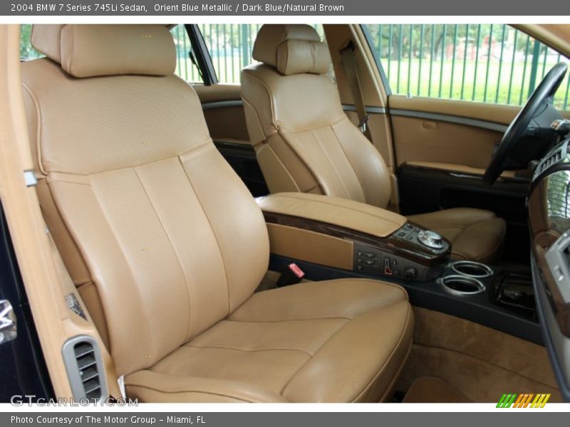  2004 7 Series 745Li Sedan Dark Blue/Natural Brown Interior