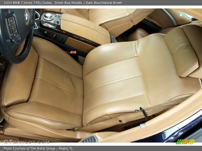 Front Seat of 2004 7 Series 745Li Sedan