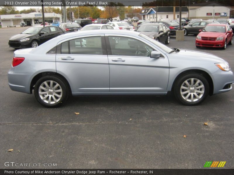 Crystal Blue Pearl / Black 2013 Chrysler 200 Touring Sedan