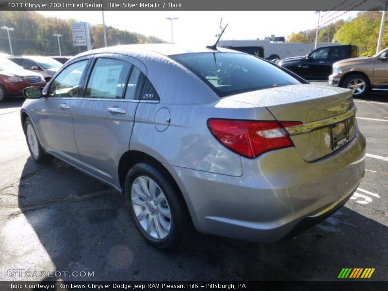 Billet Silver Metallic / Black 2013 Chrysler 200 Limited Sedan
