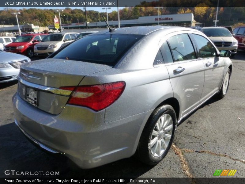 Billet Silver Metallic / Black 2013 Chrysler 200 Limited Sedan