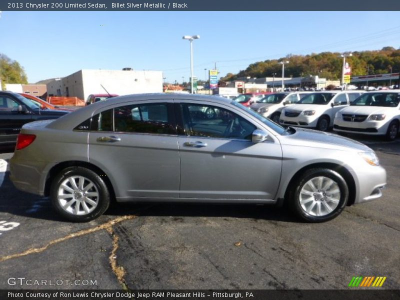 Billet Silver Metallic / Black 2013 Chrysler 200 Limited Sedan