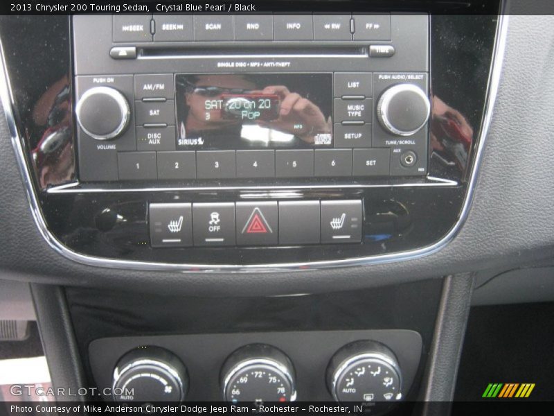 Crystal Blue Pearl / Black 2013 Chrysler 200 Touring Sedan