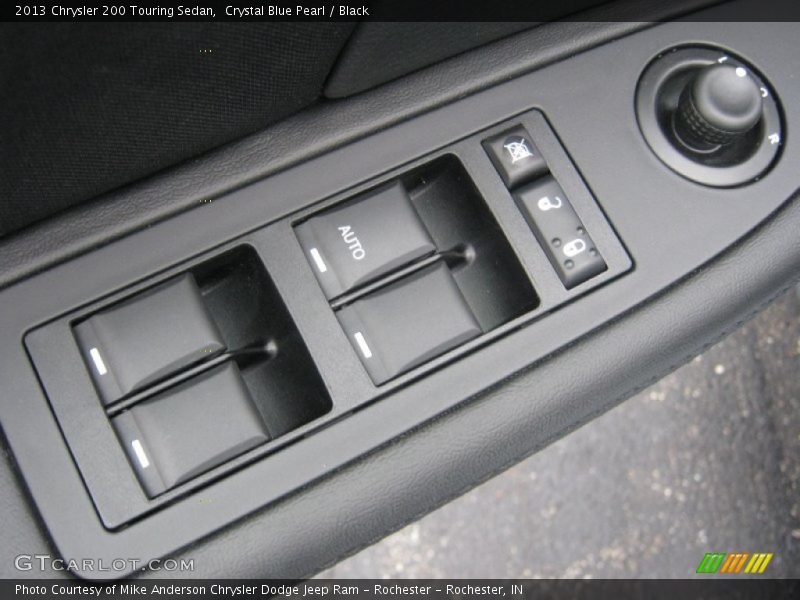 Crystal Blue Pearl / Black 2013 Chrysler 200 Touring Sedan