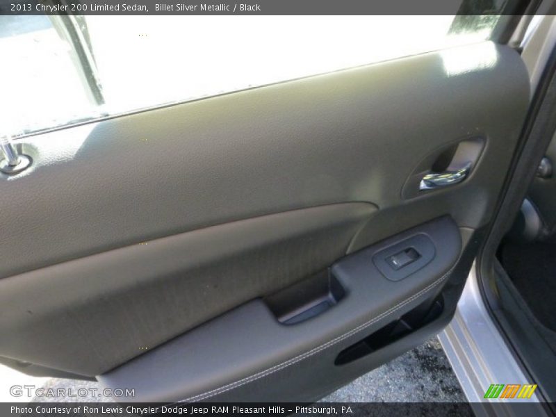 Billet Silver Metallic / Black 2013 Chrysler 200 Limited Sedan
